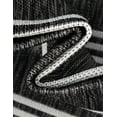 thumbnail image 3 of Unique Loom Outdoor Modern Collection Area Rug - Miranda (7' 10" Round Black and White), 3 of 6