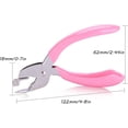 thumbnail image 3 of Jinsinto Staplers Extractor Staple Removal Tool Nail Lifter Staple Remover Staple Remover Quick Staple Remover Tool for Remove (2 Pieces: Pink + Blue), 3 of 5