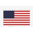 thumbnail image 2 of Americana United States Est 1776 White Adult Crew Neck Long Sleeve Tee-Medium, 2 of 3