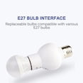 thumbnail image 3 of Portalámparas 220V Interruptor De Control Remoto De Radiofrecuencia Inalámbrico Inteligente Control Remoto Led Soporte De Lámpara De Ahorro De Energía Con Boca De Tornillo E27 Para Oficina Interior Yuarrent HA017718-00, 3 of 7