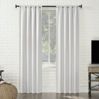 Sun Zero Avery 100% Blackout Rod Pocket Curtain Panel