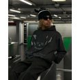 thumbnail image 3 of Sudadera con capucha con estampado de letras de estrellas para hombre, estilo retro, estilo Harajuku, estilo callejero, estilo anime, ropa de calle Y2K, chaquetas holgadas góticas, 3 of 5