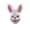 Blue, variant on Halloween Scary Mask Bear Rabbit Bunny Mask,Plush Animal Head Mask, Cosplay Costume Props Halloween Party,13.7 *11.4 in.