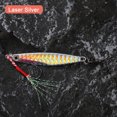 thumbnail image 3 of Señuelo para pesca vertical de Metal largo más lento, cuchara de Jigging de fundición lenta, 7G, 10G, 14G, 17G, 21G, 28G, cebo de Metal Artificial para orilla, aparejos de mar, 1 ud., 3 of 5