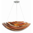 thumbnail image 2 of Meyda Tiffany 109206 Metro 3 Light 24" Wide Pendant - Nickel, 2 of 7