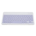 thumbnail image 2 of Graflsoa Clavier Bluetooth Rechargeable Ultra Mince de 10 Pouces pour Compatibilité Multi-Appareils en Violet Vif, 2 of 6