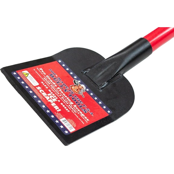 Bully Tools 4" Flooring Scraper with Fiberglass Long Handle 91300