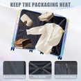 thumbnail image 4 of Paproos 3 Piece Luggage Set, Hardshell Carry on Luggage with Spinner Wheel, TSA Lock, Expandable Hardside Suitcase with Gradient Color, 20in 24in 28in Suitcase Set for Travel, Blue+Yellow, 4 of 12