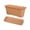 Light Brown, variant on Planter Box Flower Pots Window Box Planter Outdoor Garden Decor Plant Pots, Plastic Planting Trough, Patio Deck Railing Herbs Flowerbed Growing Organizer,White