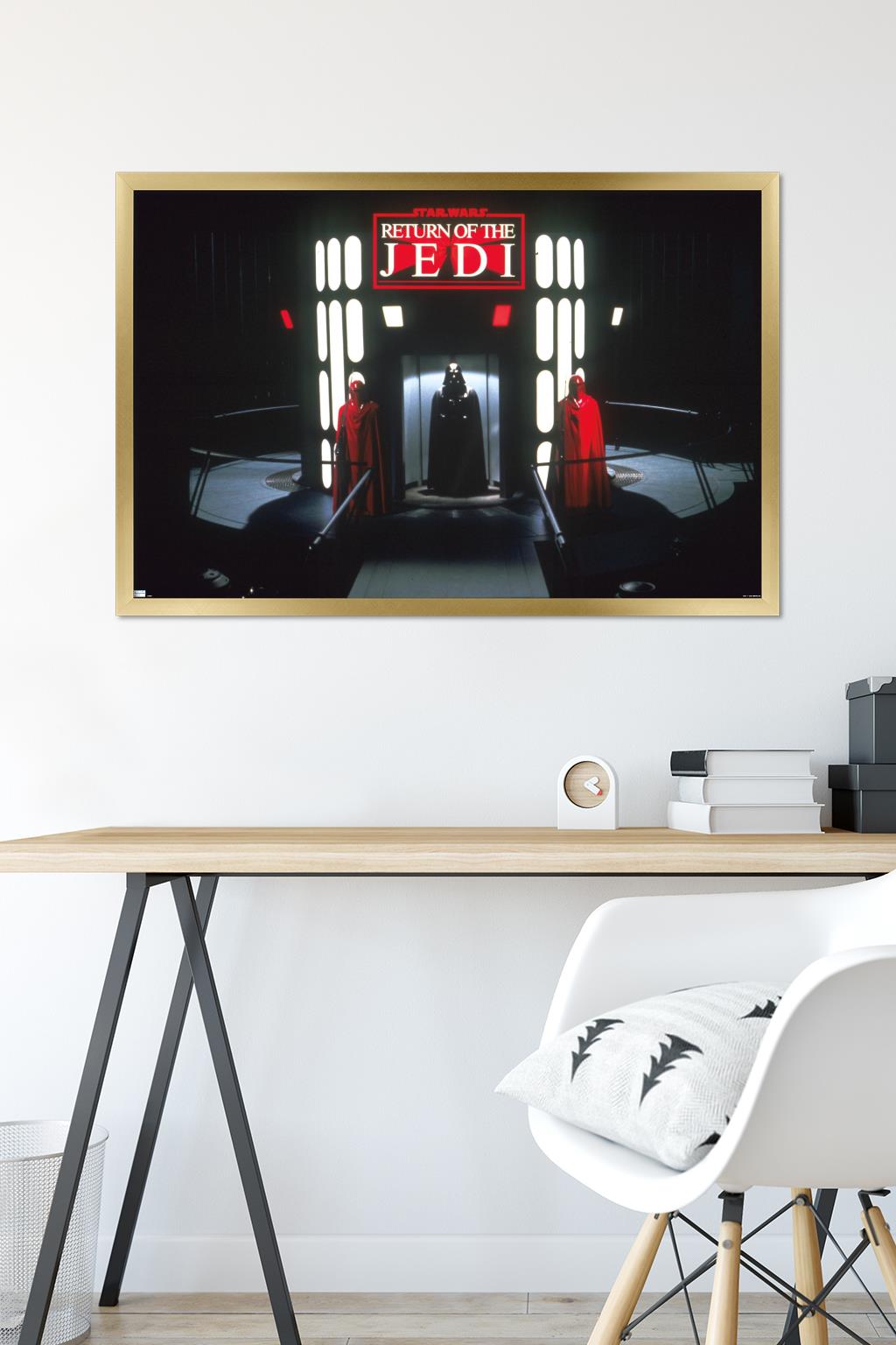 Star Wars: Return of the Jedi - Vader and Royal Guard Wall Poster, 22.375" x 34" Framed