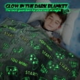thumbnail image 2 of Glow in The Dark Blanket - Gamepad, 2 of 7