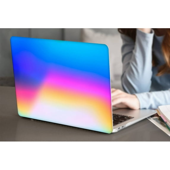 KSK KAISHEK Hard Case Compatible 2022 2021 2020 2019 2018 Release New MacBook Air 13" with Retina Display and Touch ID USB Type-C Model: A2337 m1/A2179/A1932 Purple series 0050 + Black Keyboard Cover