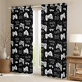 thumbnail image 2 of jejeloiu Cartoon Game Console Blackout Curtains Set of 2 (52x84 Each),Kids Gamepad Controller Window Curtains,3D Video Games Curtains and Drapes For Teens,Luxury Bedroom Decor, 2 of 6