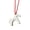 White, variant on Playful Horse Necklace Copper Glossy Pendant Neckchain Versatile Layering Piece For Women Teens
