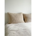 thumbnail image 2 of Cotton Beige Boucle Dutch Euro Pillow 28x36 Beige / Pillow Cover Only, 2 of 6