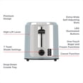 thumbnail image 3 of Tostadora BLACK+DECKER para 2 rebanadas con 7 niveles de tostado Azul, 3 of 3