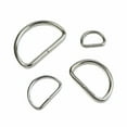 thumbnail image 7 of Metal D Ring Non Welded D-Rings Nickel Plated Silver 1 Inch (100 Pack), 7 of 7