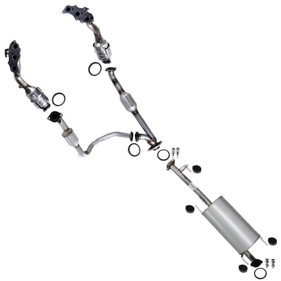Northeastern Exhaust Stainless Steel EPA-Approved Front & Rear Catalytic Converter with Muffler Fits 2013–2023 Toyota 4Runner 4.0L – Direct Fit