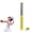 Yellow, variant on Adjustable Intensity Badminton Swing Trainer – Magnetic Resistance Power Trainer with Sound Feedback, PP Handle for Professional Fitness & Skill Training