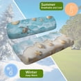 thumbnail image 5 of Aplkyhs Beach Shell Golf Cart Front Seat Cushion Set Sea Wave Turtle Club Car Precedent Seat Covers Universal Golf Cart Seat Towel Blanket Suitable for All Seasons Golf Cart Seat Covers, 5 of 6