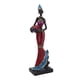 thumbnail image 2 of Estatuas de de mujer africana, de mujer, de dama tribal para niñas, decorativa , Azul como se describe Macarena escultura negra, 2 of 8