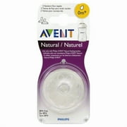 Philips Avent Natural Newborn Nipple for Avent Natural Bottles, 0 Month+, 2-Pack, BPA-Free