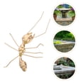 thumbnail image 3 of 1Pc Simulated Metal Ant Handicrafts Golden Ant Garden Decoration Photo Props, 3 of 8