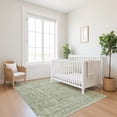thumbnail image 7 of Addison Rugs Mayfield Premium Machine Washable Transitional Stripe Sage Rectangle Rug, 8' x 10', 7 of 7