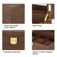thumbnail image 4 of Soporte Para Reloj, Caja Para Reloj, 3 Rejillas De Madera Para Relojes De Hombre, Protección De Almacenamiento, 4 of 7