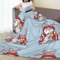 thumbnail image 6 of Fuzoiu merry Christmas rabbit Print Ultra-Soft Micro Fleece Blanket,All Seasons Flannel Throw, Lightweight Blanket for Bed, Sofa, Couch, Movie Night, Camping, and Travel-40"x30", 6 of 7