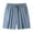Blue, variant on WAYUTE Women Shorts Summer Shorts Casual Comfortable Stretch High Waist Elastic Waistband with Pockets for Daily Wear Vacation Sports
