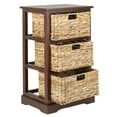 thumbnail image 3 of Safavieh HALLE 3 WICKER BASKET STORAGE SIDE TABLE, AMH5738C, 3 of 7