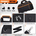 thumbnail image 4 of Bolsa para herramientas AUROPEAK, resistente, 44 cm, 26 bolsillos, impermeable, 4 of 8