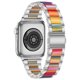 thumbnail image 1 of Adecuado para Apple watch1234567 SE, hebilla de mariposa de resina de tres cuentas de acero inoxidable, nueva correa de reloj, 1 of 5