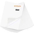 thumbnail image 1 of Printable Vinyl Sticker Paper Waterproof, Clear Sticker Paper for Laser and Inkjet Printer, 8.5" x 11", 1 of 4