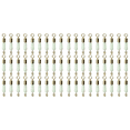 thumbnail image 1 of 30 Uds Anillos Giratorios Con Rodamiento Bolas Conector Pesca Ganchos Enlace Rápido (M) Blanco, 1 of 8