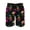 Colorful Flamingos and Pineapples, variant on Tropical Leaf with Pink Flamingo Mens Swim Trunks Quick Dry Stretch Board Shorts with Soft Mesh Lining Funny Beach Short with Pockets 2XL-3XL
