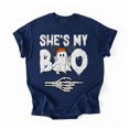 thumbnail image 3 of Shes My Boo Couple Matching Halloween Costumes T-Shirt, Spooky Season T-Shirt, Fullsizes S-5XL Multicolors T-Shirt, 3 of 5