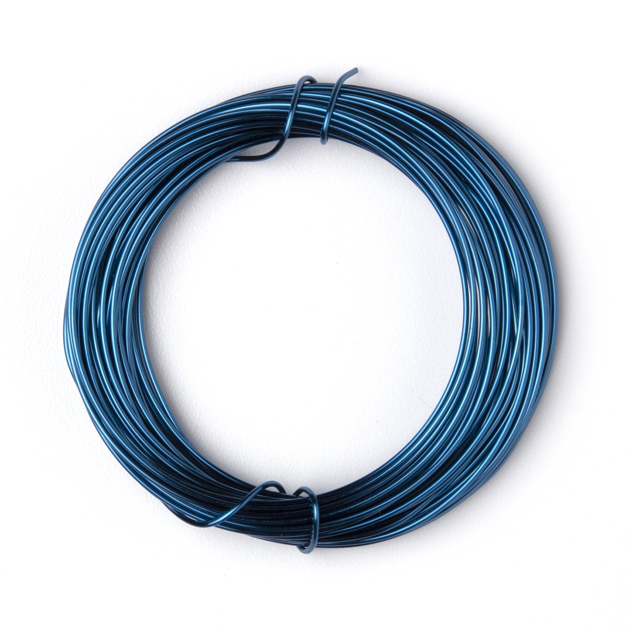 (2 pack) Cousin DIY Coated Copper Wire, Blue Finish, 20ga, 24 ft Roll