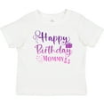 thumbnail image 3 of Inktastic Purple Happy Birthday Mommy Boys or Girls Baby T-Shirt, 3 of 5