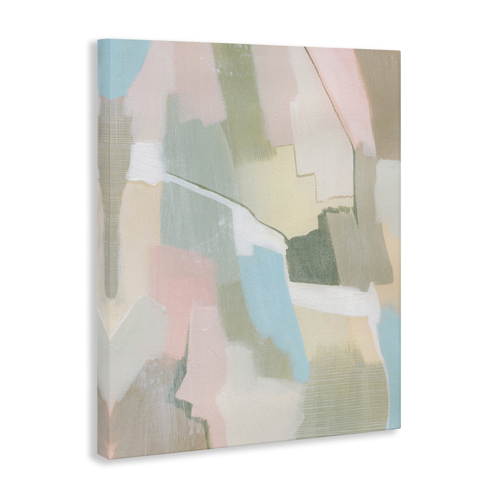 Stupell Industries Pastel Desert Abstract Abstract Painting Wrapped Canvas Art Print Wall Art, 16 x 20