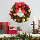 thumbnail image 1 of Christmas Bow Pineneedle Wreath With Christmas Gift Package Ornaments Simulation Wreath Door Window Fireplace Christmas Tree Ornaments, 1 of 6