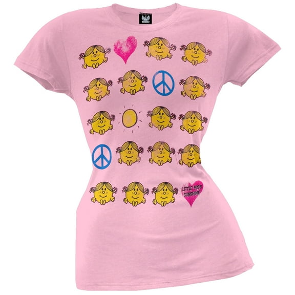 Little Miss - Peace & Love Juniors T-Shirt - Large