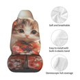 thumbnail image 4 of Fotbe Adorable Kitten In Kimono Funda para Asiento de Auto con Estampado – Impermeable y Antisudor – Ajuste Universal, Lavable a Máquina, Antideslizante (1 Pieza), 4 of 5