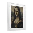 thumbnail image 2 of Stupell Industries Glam Iconic Bitcoin Smile Classic White Framed Print Under Glass, 13 x 16, by Svetlana Aleynikova, 2 of 8