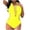 Light Yellow, variant on ANINEO Women Swimwear Chic Neck Swimsuit Color Straps Open Back Design Trendy Hawaii Summer Tropical Brazilian Beachwear