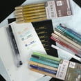 thumbnail image 4 of 6 Pcs/set Large-capacity Stackable Calligraphy Hand-painted Watercolor Pens Creative DIY Student Supplies Stationery, 4 of 7