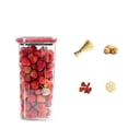 thumbnail image 4 of Fiudx Tarro de Almacenamiento Transparente, Hermético, Apilable, Mantiene Frescos Los Bocadillos y Granos, Juego de Recipientes de Plástico Transparente, Organizador de Cocina, Tamaño de 2000 Ml, Ide, 4 of 6