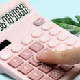 thumbnail image 4 of Calcudora de Escritorio Portátil de Oficina Comerciales de Energía Rosado Baoblaze calculadora de escritorio, 4 of 5