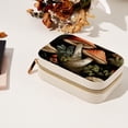 thumbnail image 7 of Mushroom Portable Velvet Travel Organizer with Removable Compartment – Earring Holder & Necklace Stand – Gift, 7 of 7
